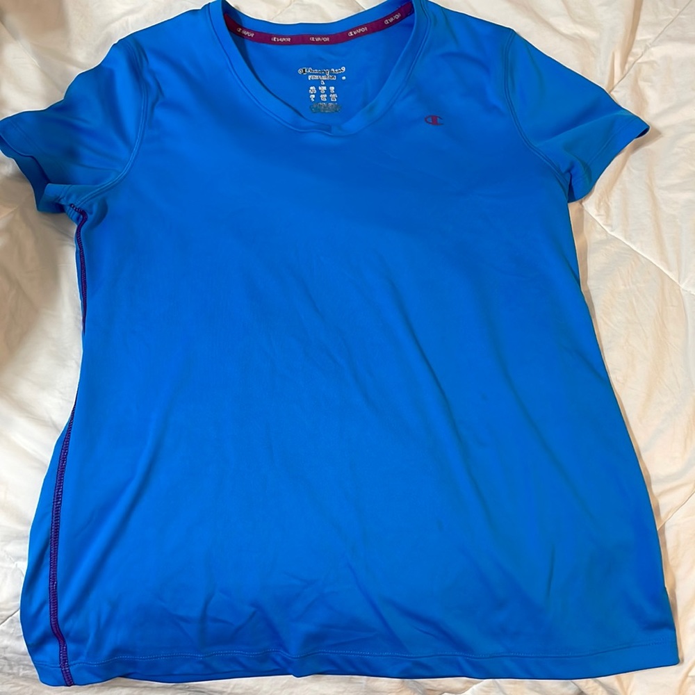 Blue Athletic Tee